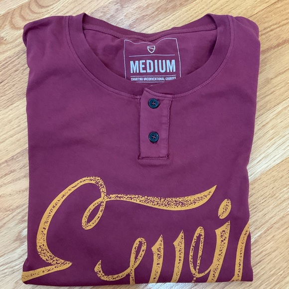 Eswic Graphic T Shirt Adult Tee Burgundy size Medium - Picture 8 of 8